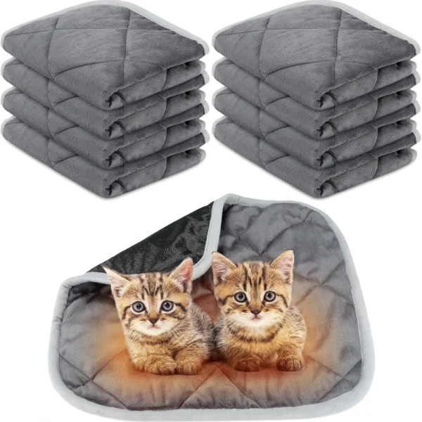 8 Pack Self Heating Cat Mat Self Warming Cat Bed