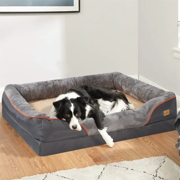 Jumbo Large Orthopedic Dog Bed Memory Foam