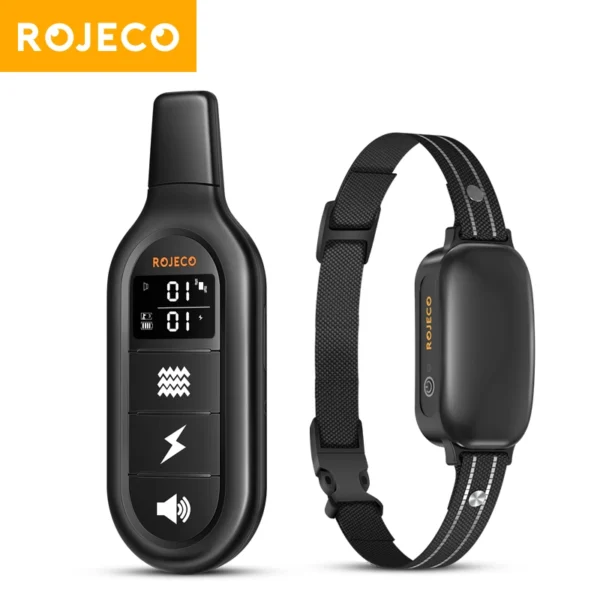 ROJECO Electric Dog Training Collar w/Rechargeable Remote